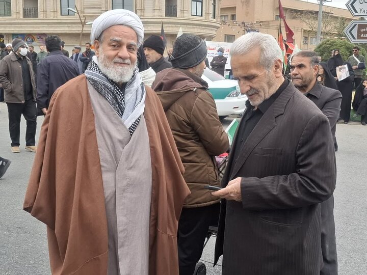 تصاویر/حضور طلاب و روحانیون کاشان در راهپیمایی روز جهانی قدس