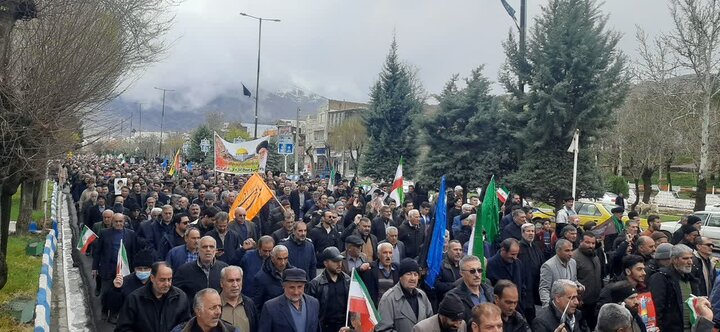 تصاویر/راهپیمایی مردم دورود در روز جهانی قدس