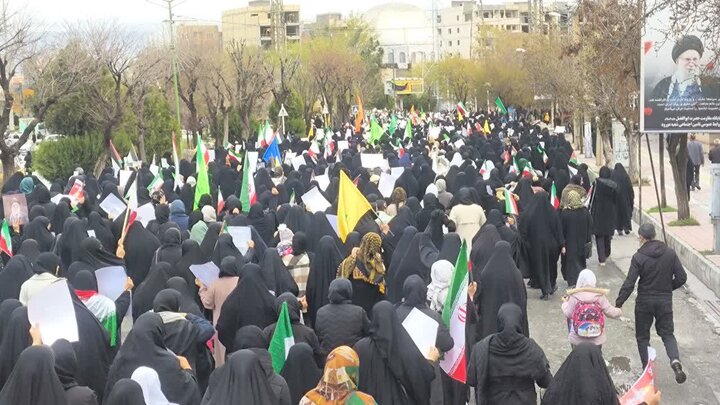 تصاویر/راهپیمایی مردم دورود در روز جهانی قدس