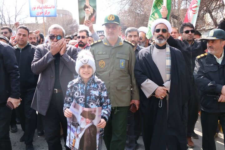 تصاویر/ راهپیمایی روز جهانی قدس در خوی