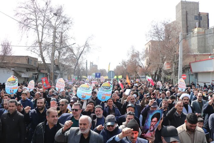 تصاویر/ راهپیمایی روز جهانی قدس در خوی