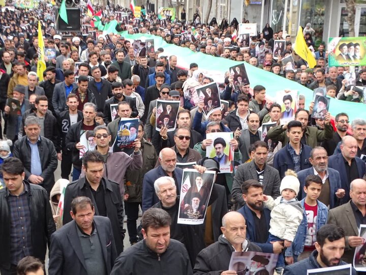 تصاویر/ راهپیمایی روز جهانی قدس در چهاربرج