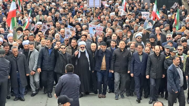 تصاویر/ راهپیمایی روز جهانی قدس در میاندوآب