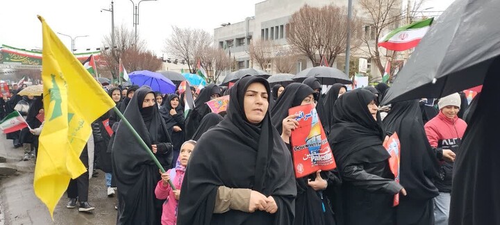 تصاویر/ راهپیمایی روز قدس در ابهر