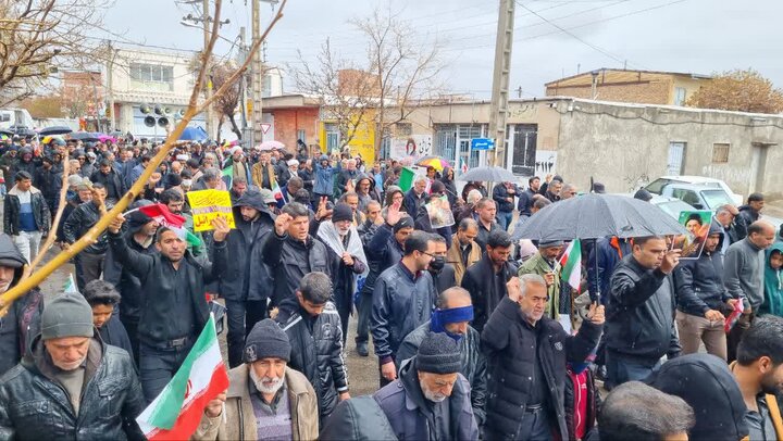 تصاویر/ راهپیمایی و نمازجمعه روز قدس در شهر رابر