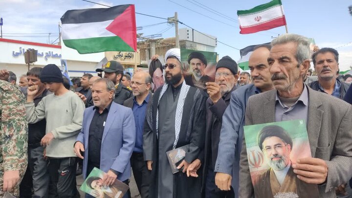 تصاویر/ راهپیمایی روز قدس در شهر کشکوئیه