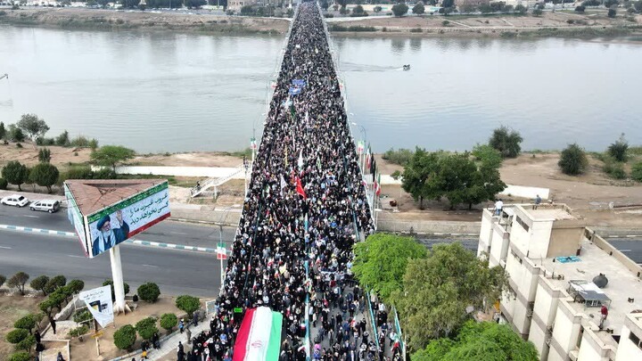 حضور حماسی مردم اهواز در راهپیمایی روز جهانی قدس
