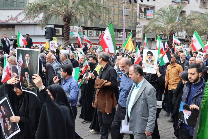 حضور حماسی مردم اهواز در راهپیمایی روز جهانی قدس