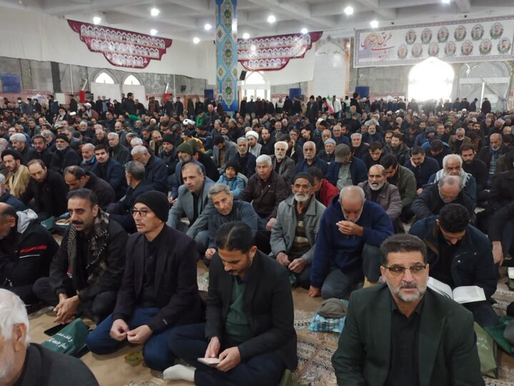 تصاویر/ نماز عبادی سیایی جمعه کاشان