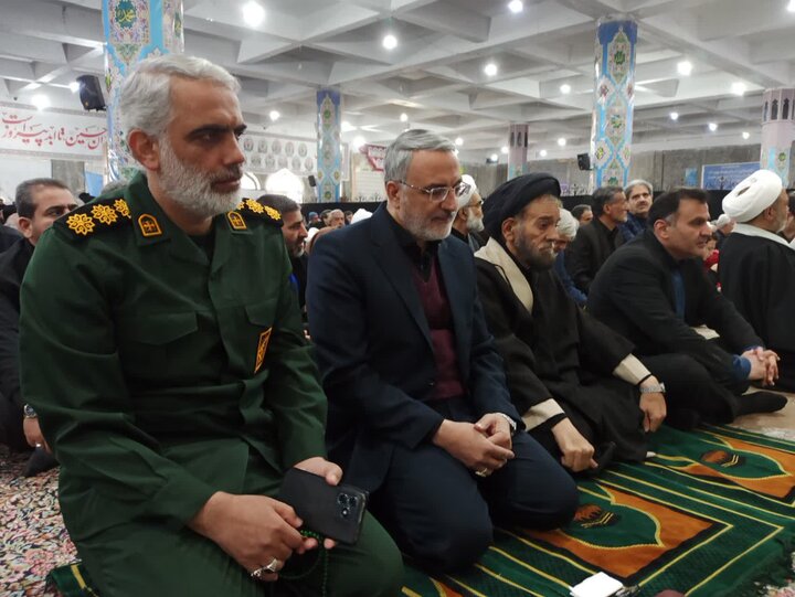 تصاویر/ نماز عبادی سیایی جمعه کاشان