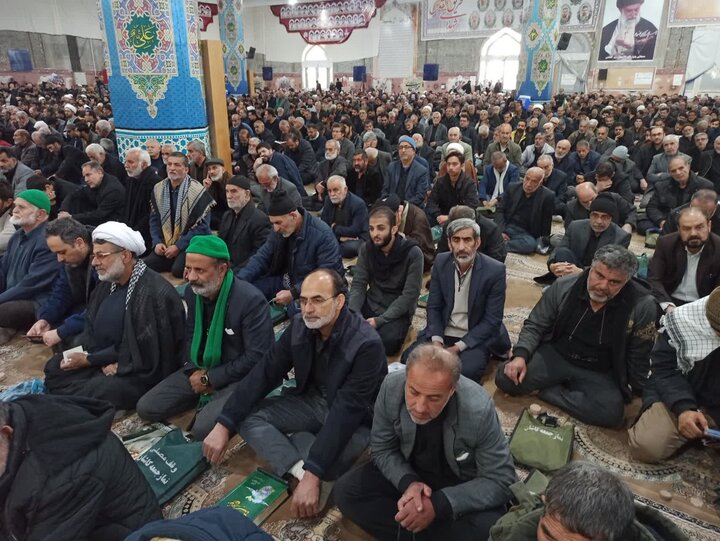 تصاویر/ نماز عبادی سیایی جمعه کاشان