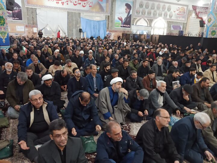 تصاویر/ نماز عبادی سیایی جمعه کاشان