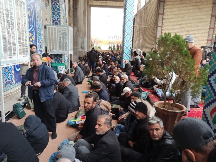 تصاویر/ نماز عبادی سیایی جمعه کاشان