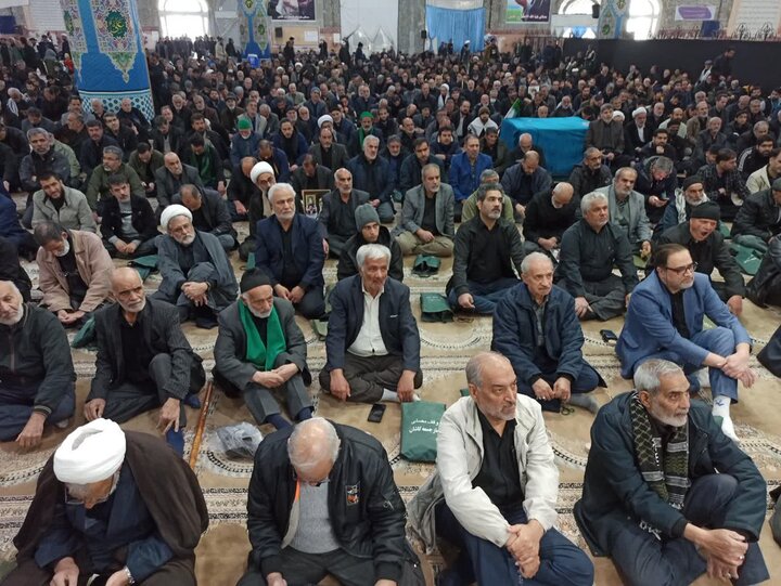 تصاویر/ نماز عبادی سیایی جمعه کاشان