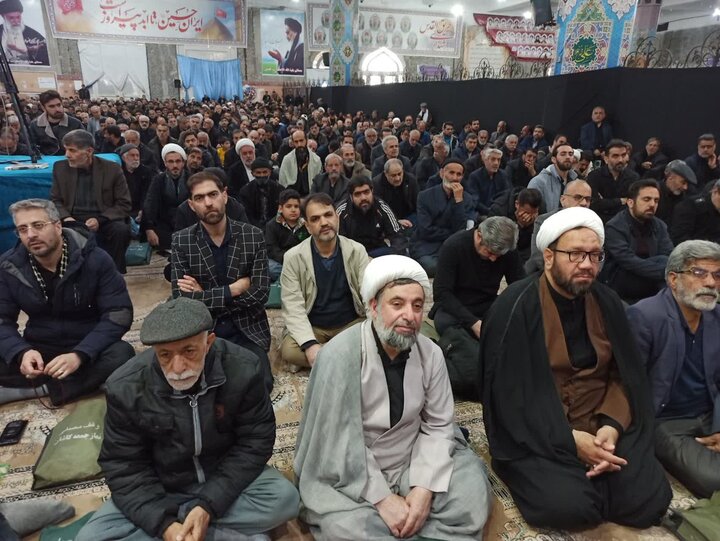 تصاویر/ نماز عبادی سیایی جمعه کاشان