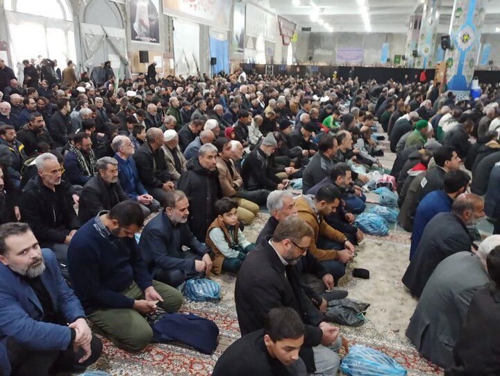 تصاویر/ نماز عبادی سیایی جمعه کاشان