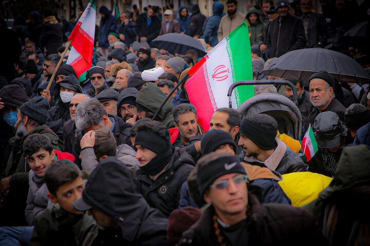 تصاویر/حضور پرشور امت همدانی امام خامنه‌ای در راهپیمایی روز قدس