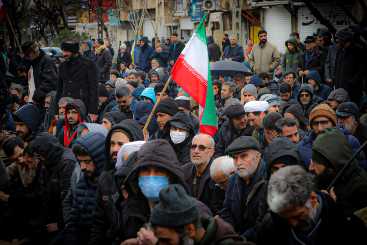 تصاویر/حضور پرشور امت همدانی امام خامنه‌ای در راهپیمایی روز قدس