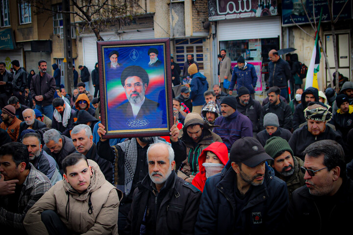 تصاویر/حضور پرشور امت همدانی امام خامنه‌ای در راهپیمایی روز قدس