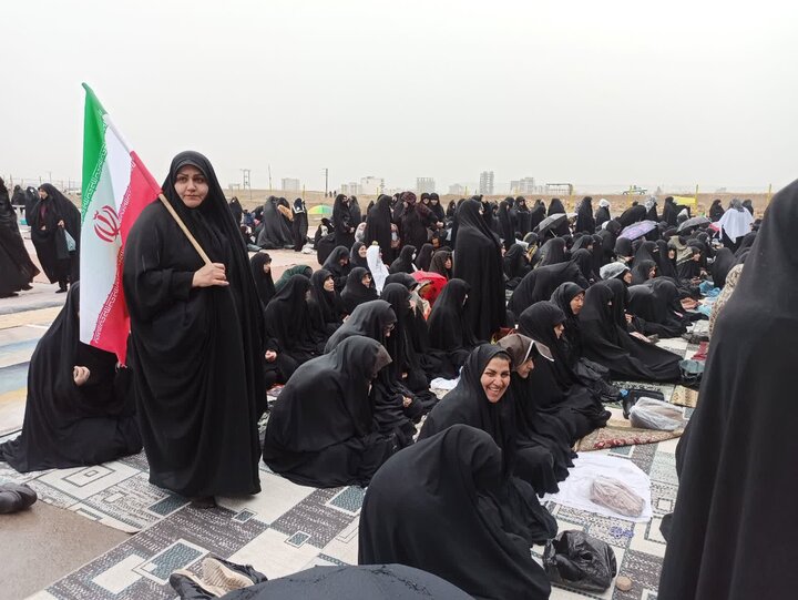 تصاویر/ نماز عبادی سیایی جمعه کاشان