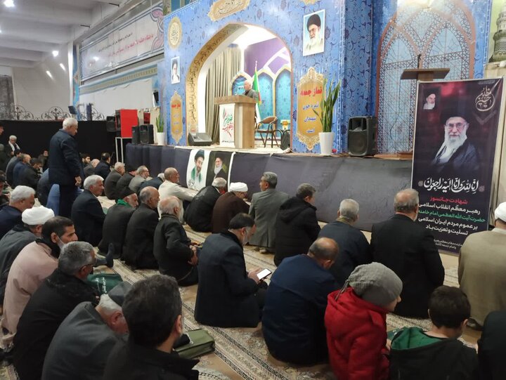 تصاویر/ نماز عبادی سیایی جمعه کاشان