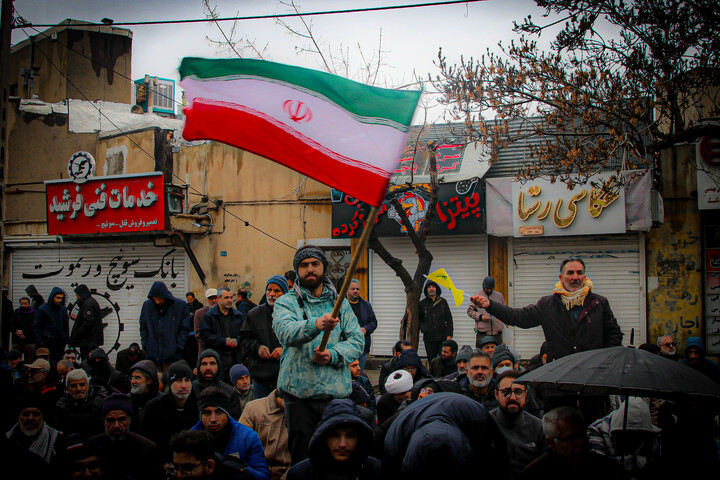 تصاویر/حضور پرشور امت همدانی امام خامنه‌ای در راهپیمایی روز قدس