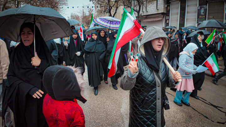 تصاویر/حضور پرشور امت همدانی امام خامنه‌ای در راهپیمایی روز قدس