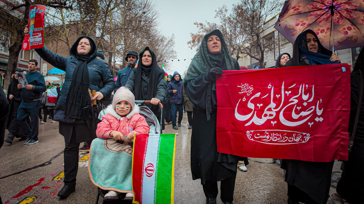 تصاویر/حضور پرشور امت همدانی امام خامنه‌ای در راهپیمایی روز قدس