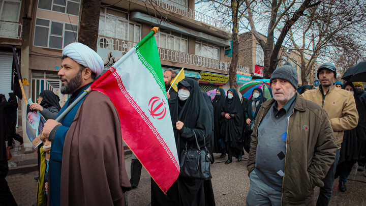 تصاویر/حضور پرشور امت همدانی امام خامنه‌ای در راهپیمایی روز قدس