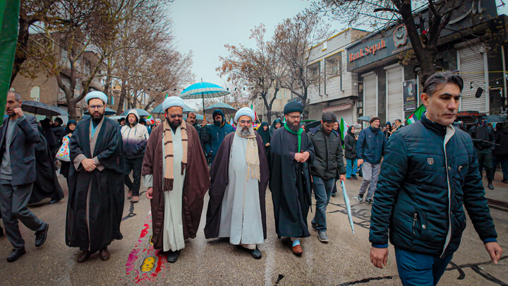 تصاویر/حضور پرشور امت همدانی امام خامنه‌ای در راهپیمایی روز قدس
