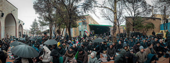 تصاویر/حضور پرشور امت همدانی امام خامنه‌ای در راهپیمایی روز قدس