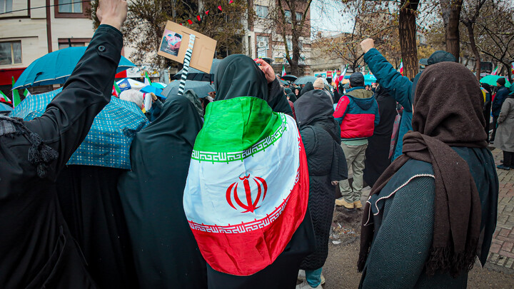 تصاویر/حضور پرشور امت همدانی امام خامنه‌ای در راهپیمایی روز قدس