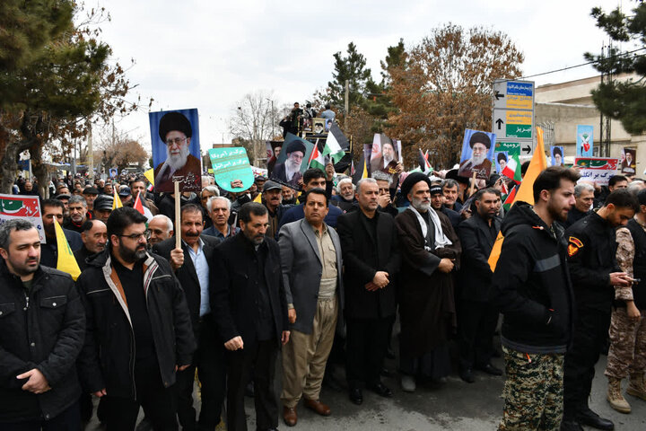 تصاویر/ مراسم راهپیمایی روز جهانی قدس در سلماس