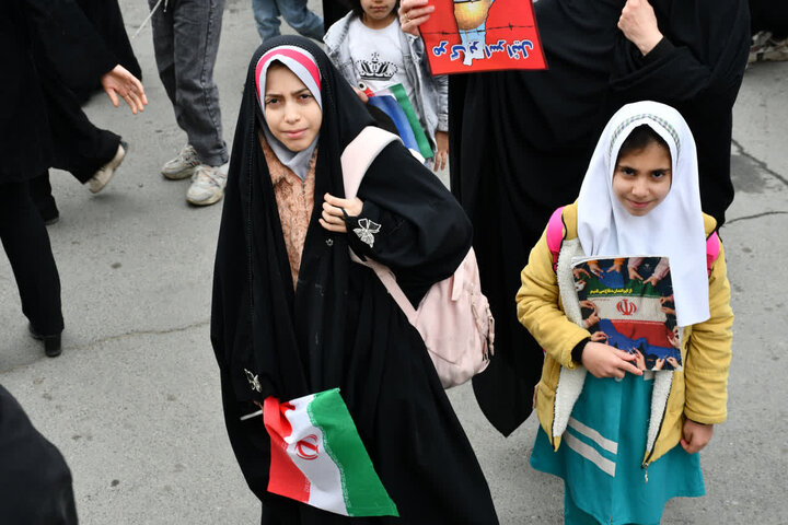 تصاویر/ مراسم راهپیمایی روز جهانی قدس در سلماس