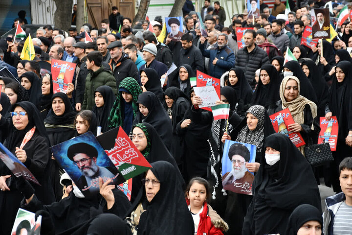 تصاویر/ مراسم راهپیمایی روز جهانی قدس در سلماس