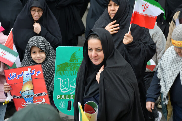 تصاویر/ مراسم راهپیمایی روز جهانی قدس در سلماس