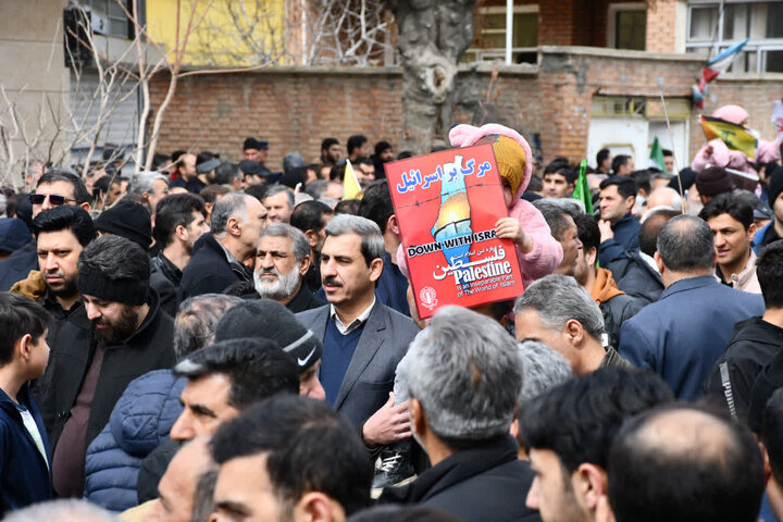 تصاویر/ مراسم راهپیمایی روز جهانی قدس در سلماس