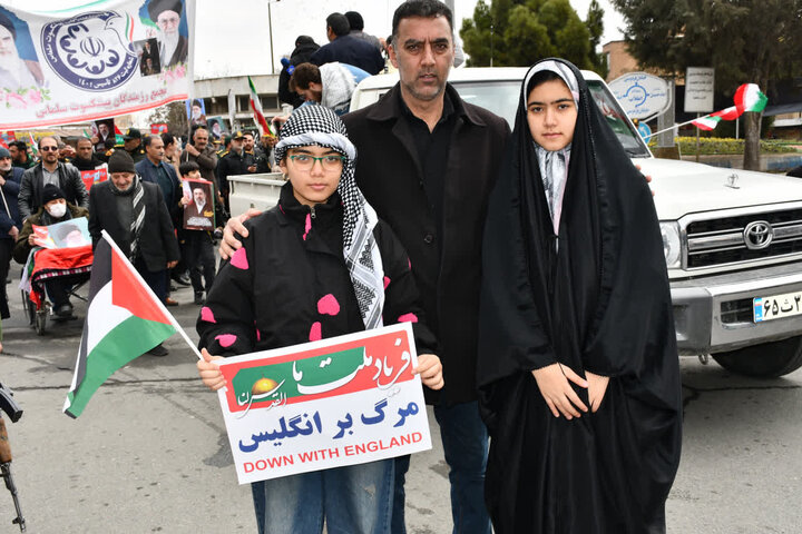تصاویر/ مراسم راهپیمایی روز جهانی قدس در سلماس