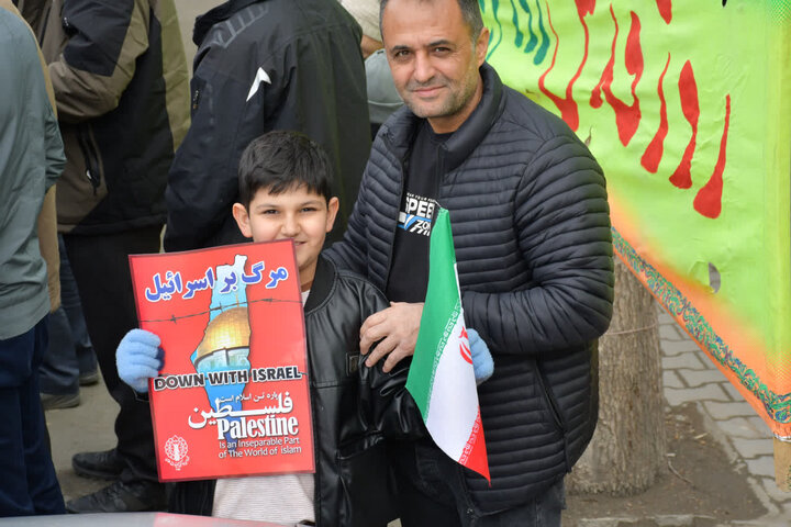 تصاویر/ مراسم راهپیمایی روز جهانی قدس در سلماس