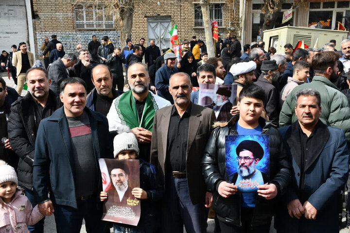 تصاویر/ مراسم راهپیمایی روز جهانی قدس در سلماس