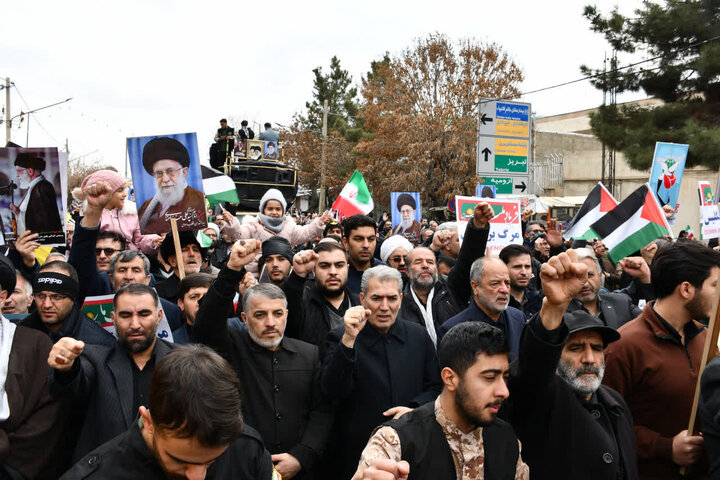 تصاویر/ مراسم راهپیمایی روز جهانی قدس در سلماس