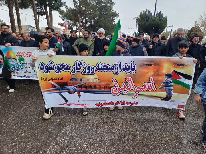 تصاویر/راهپیمایی باشکوه روز جهانی قدس در شهر مامونیه