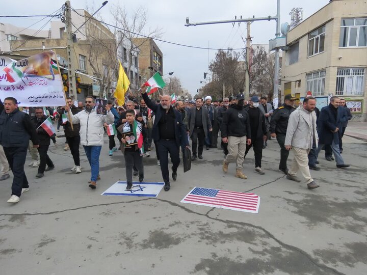 تصاویر/ مراسم روز جهانی قدس در شهرستان بوکان