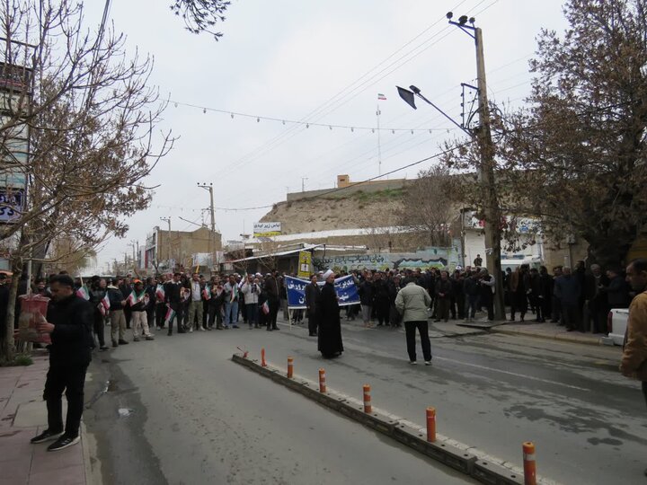 تصاویر/ مراسم روز جهانی قدس در شهرستان بوکان