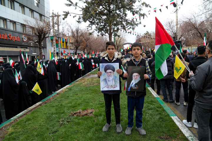 تصاویر/ راهپیمایی روز جهانی قدس در شهرکرد