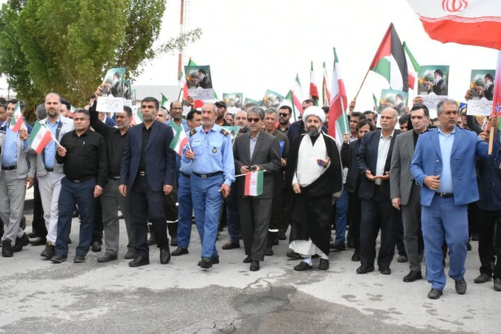 تصاویر/ راهپیمایی روز قدس در خارگ
