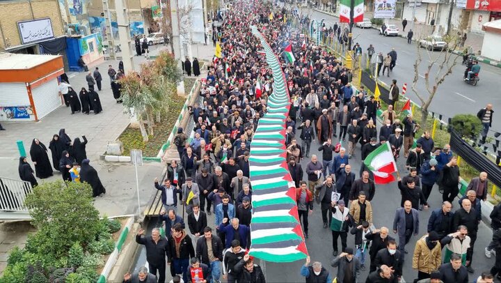 برگزاری راهپیمایی پرشور روز قدس در شهرستان قرچک