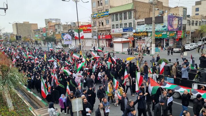 برگزاری راهپیمایی پرشور روز قدس در شهرستان قرچک