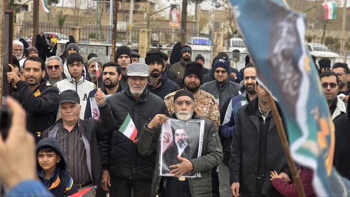 تصاویر حضور مردم مؤمن و انقلابی محمدآباد، یزدل ونوش آباد در راهپیمایی روز جهانی قدس