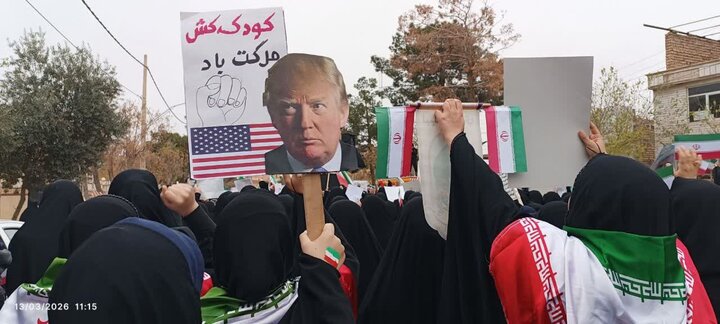 تصاویر حضور مردم مؤمن و انقلابی محمدآباد، یزدل ونوش آباد در راهپیمایی روز جهانی قدس